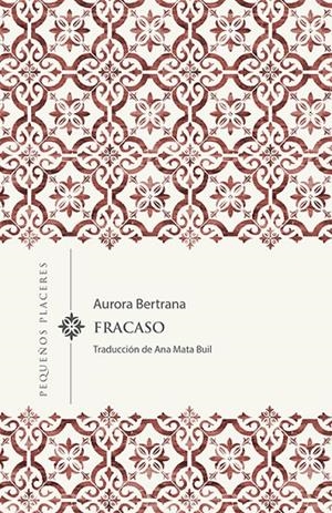 Fracaso | 9788412401929 | Bertrana, Aurora