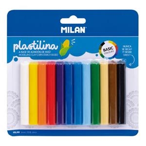 Plastilina 12u colors bàsics | 8411574098935