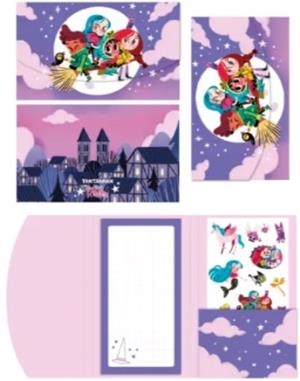 Carpeta con stickers y bloc de notas Anna Kadabra | 8432715159902 | Mañas, Pedro/Sierra Listón, David