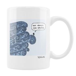 Taza mug "Hoy vengo con ganas" 72 Kilos | 8432715150466