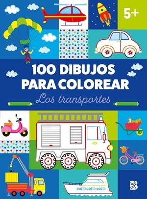 100 dibujos para colorear - Los transportes | 9789403236728 | Ballon