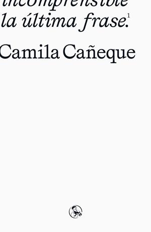 La última frase | 9788418782459 | Cañeque, Camila
