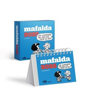 Mafalda 2025, Calendario escritorio turquesa | 9786316544605 | Quino