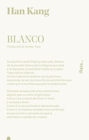 Blanco | 9788416738519 | Han Kang