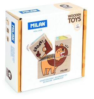 Joc de fusta: Puzle Cubs "Wild safari" | 8411574110651