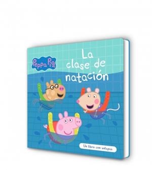 Peppa Pig. Libro de cartón con solapas - La clase de natación | 9788448870430 | Hasbro