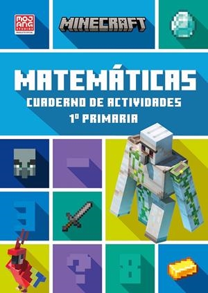 Minecraft oficial: cuaderno de actividades, Matemáticas 1.º primaria | 9788419802811 | Lipscombe & Thompson, Dan & Brad/Collins KS1