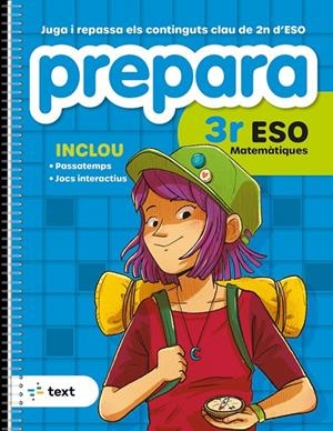 Prepara 3r ESO Matemàtiques | 9788441235847 | Díez Sardà, Lluís; Martorell i Sabaté, Eduard; Miquel i Rigual, Joan