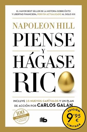Piense y hágase rico (Campaña de verano edición limitada) | 9788413148090 | Hill, Napoleon/Galán, Carlos