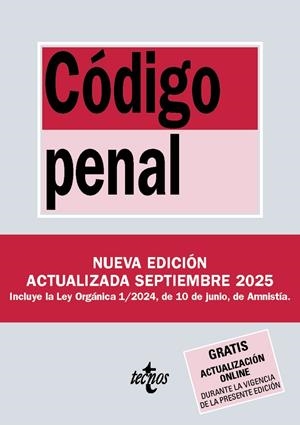 Código Penal | 9788430993093 | Editorial Tecnos
