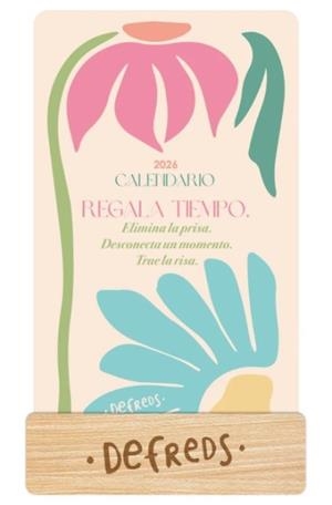 Calendario mesa de tarjetas 2026 Defreds | 8432715182290 | Defreds