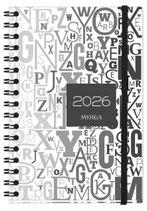 Agenda Script s/v 14,5x21 notas 2026 | 8423647304195