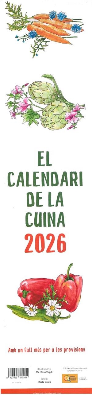 El calendari de la Cuina 2026 | 8437005675261