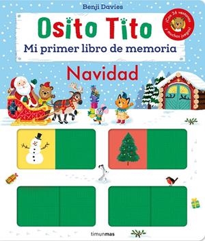 Osito Tito. Mi primer libro de memoria. Navidad | 9788408287506 | Davies, Benji