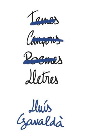 Lletres | 9788416670093 | Lluís Gavaldà