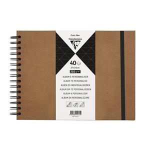 Album Kraft 27x20 40 fulls 200 g per a personalitzar | 3329680954319