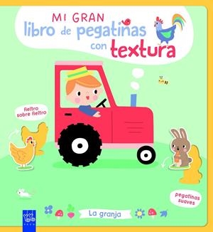 Mi gran libro de pegatinas con textura. La granja | 9788408312123 | YOYO
