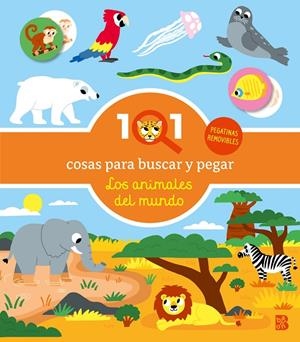 101 Cosas para buscasr y pegar - Los animales del mundo | 9789403244709 | Ballon