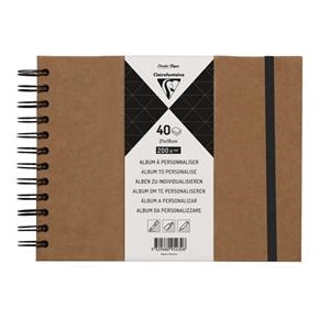 Album Kraft 21x16 40 fulls 200 g per a personalitzar | 3329680954326