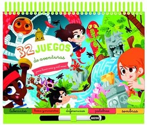 Busca y encuentra. 32 juegos de aventuras para hacer una y mil veces. Bloc con anillas | 9791039523837