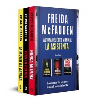 Pack Freida McFadden (contiene: La mujer de arriba | Tras la puerta | Nunca mien | 9788466392594 | McFadden, Freida