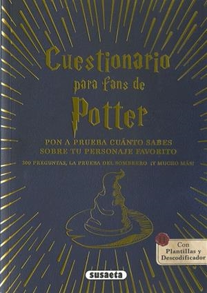 Cuestionario para fans de Potter. Pon a prueba cuánto sabes de tu personaje favo | 9788410847026 | Krichtel, Janika
