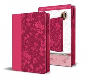 Biblia Reina Valera 1960 letra grande. Símil fucsia | 9781644733851 | Reina Valera Revisada