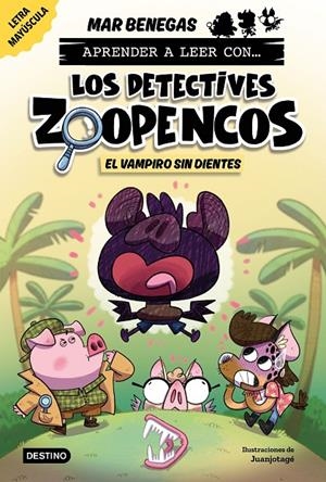 Aprender a leer con... Los Detectives Zoopencos 12. El vampiro sin dientes | 9788408324386 | Benegas, Mar