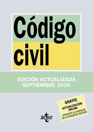 Código Civil | 9788430994359 | Editorial Tecnos