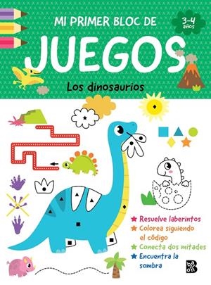 Mi primer bloc de juegos - Los dinosaurios | 9789403247380 | BALLON
