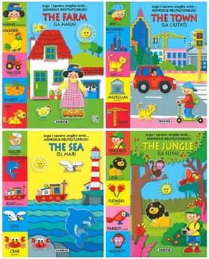 Jugo i apprenc anglès amb adh. reutilitzables! | 9788467758986 | Susaeta, Equip