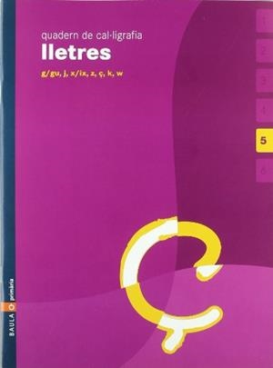 Quadern de cal·ligrafia 5 | 9788447913312 | Pons i Clar, Pere