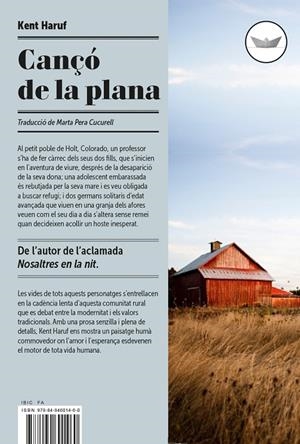 Cançó de la plana | 9788494601484 | Kent Haruf
