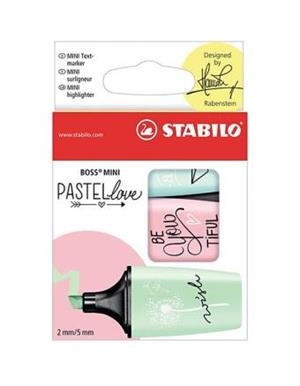 Marcador fluor Mini 3c pastel-love | 4006381514477