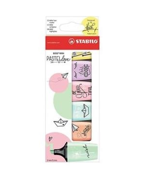 Marcador fluor Mini 6c pastel-love | 4006381514491