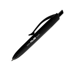 Boligraf retràctil mini P1 touch negre | 8411574046851