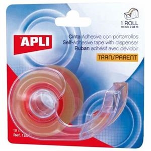 Cinta adhesiva 33x19 transp dispensador | 8410782120940